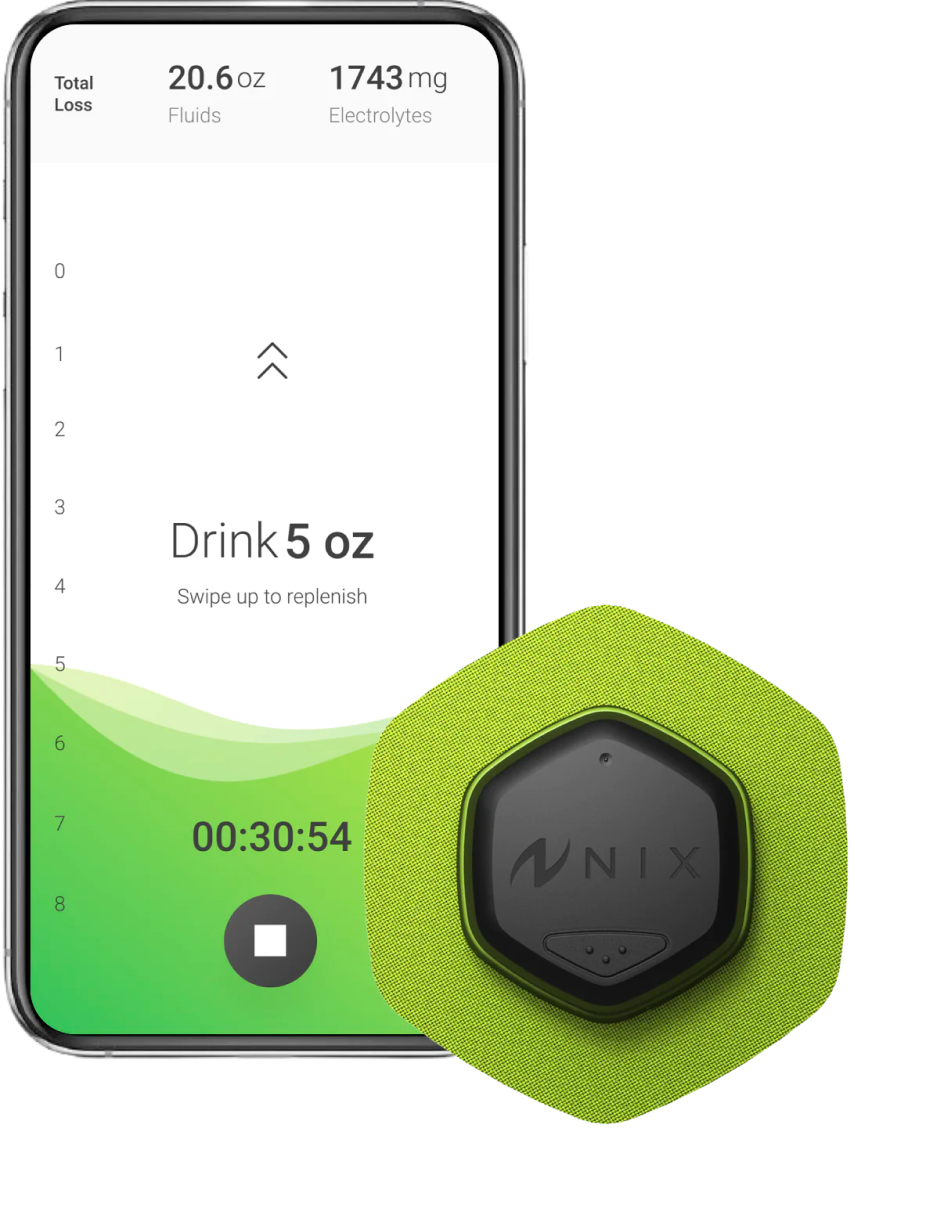 nix's app on the phone