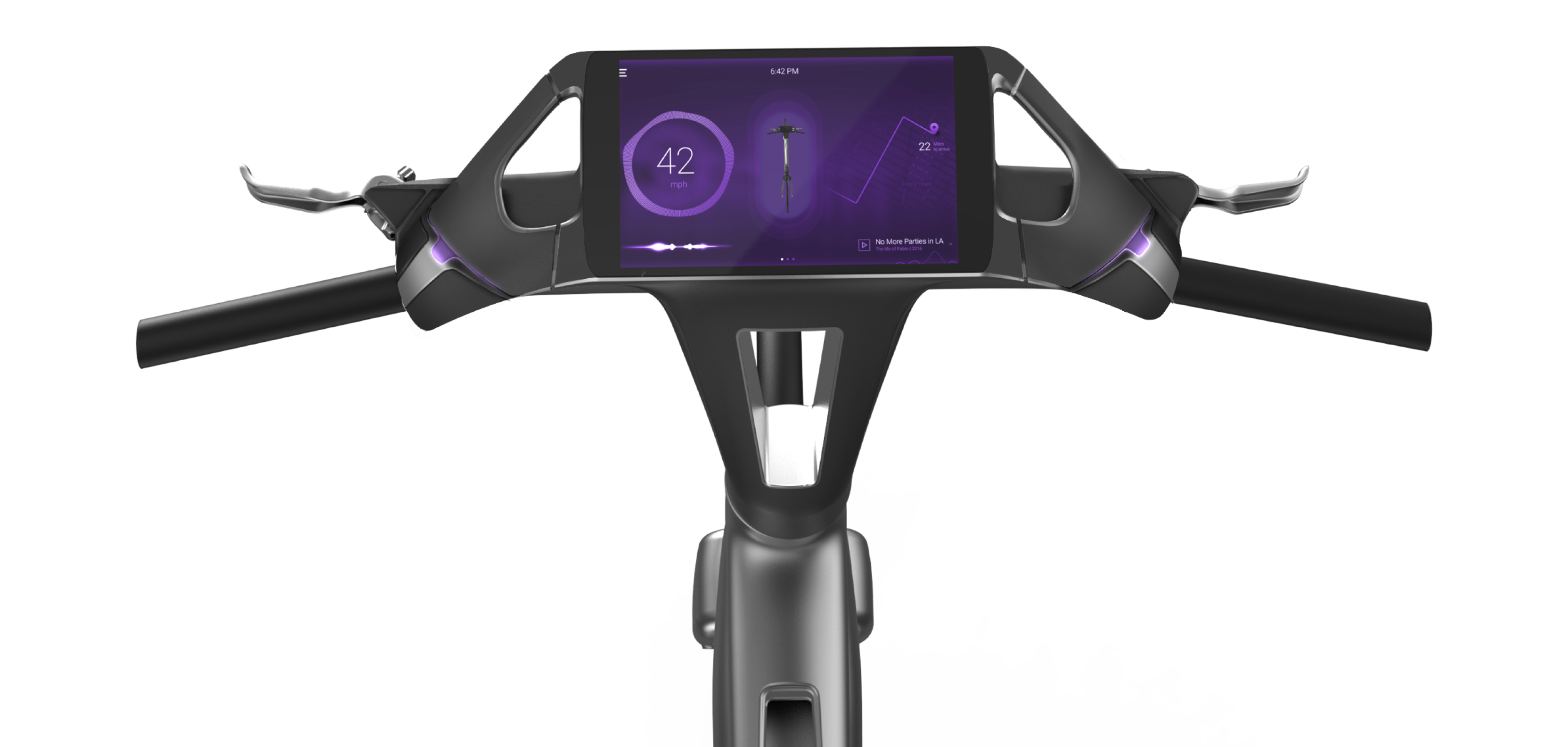 bicycle-with-tablet-front-view