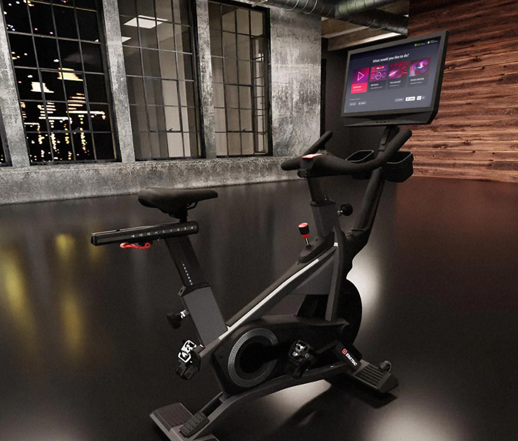 bicylce-with-tablet