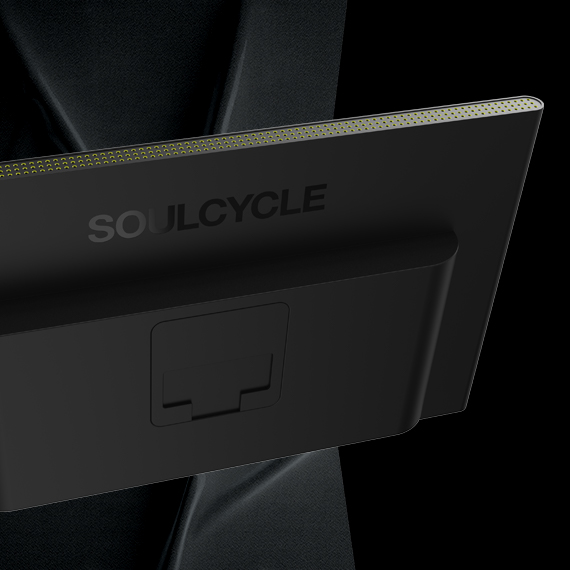 SoulCycle SweatWorks tablet